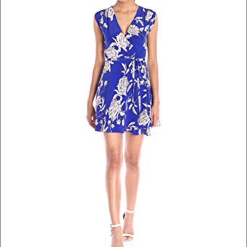 Yumi Kim Soho Mixi Floral Blue Dress